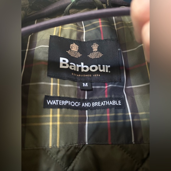Men’s Waterproof BARBOUR coat size M - new with tags - Picture 7 of 10